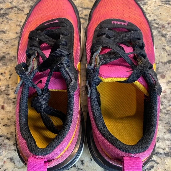 Nike Boys Waffle One DC0480-600 Pink Casual Shoes Sneakers Size 13C - Picture 6 of 9